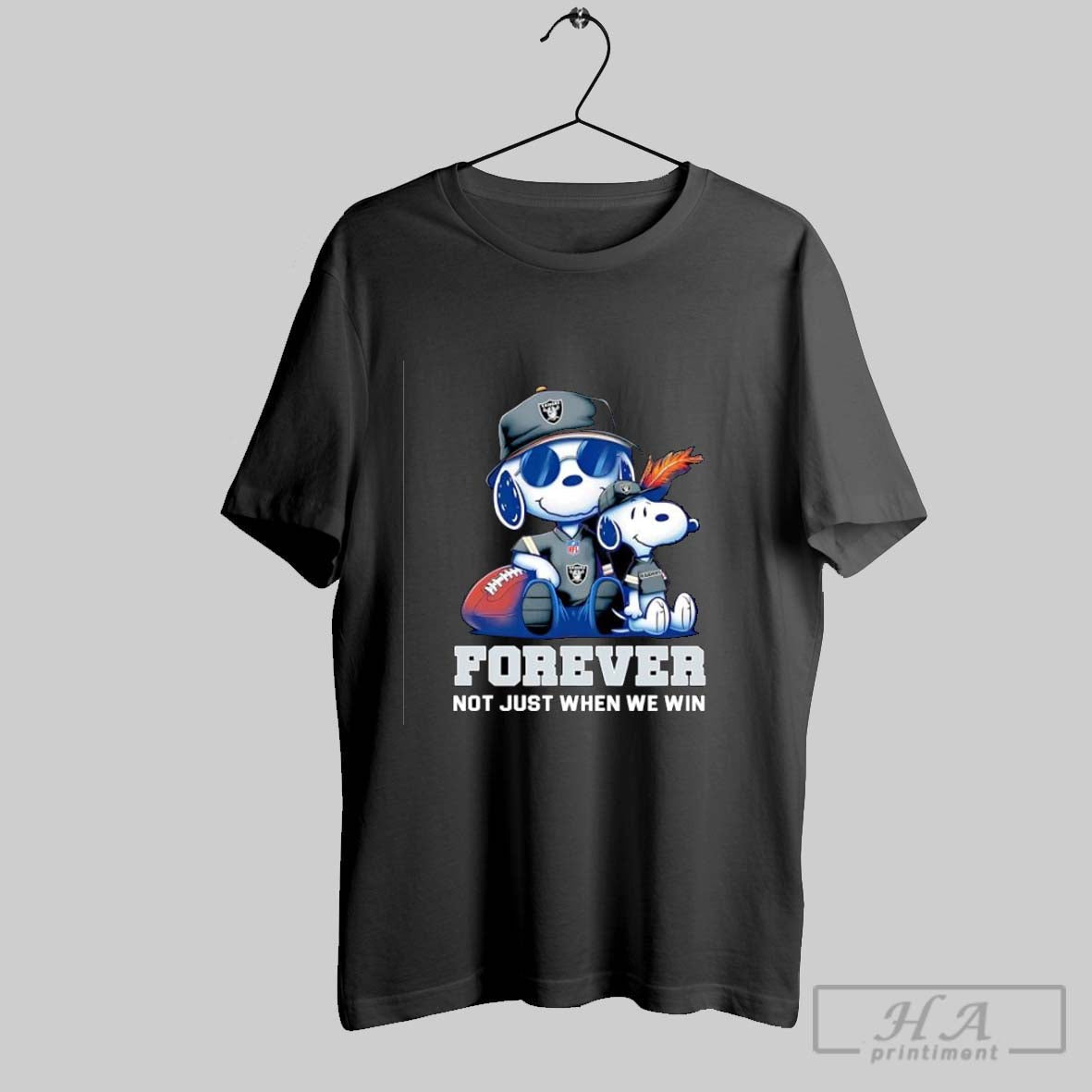 Trendy Las Vegas Raiderspeanuts Snoopy Forever Tee Retro Collection