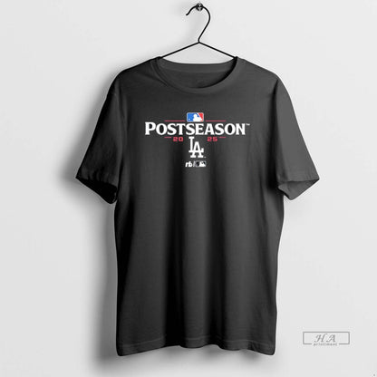 Trendy Los Angeles Dodgers 2025 Mlb Postseason Tee Authentic Merch
