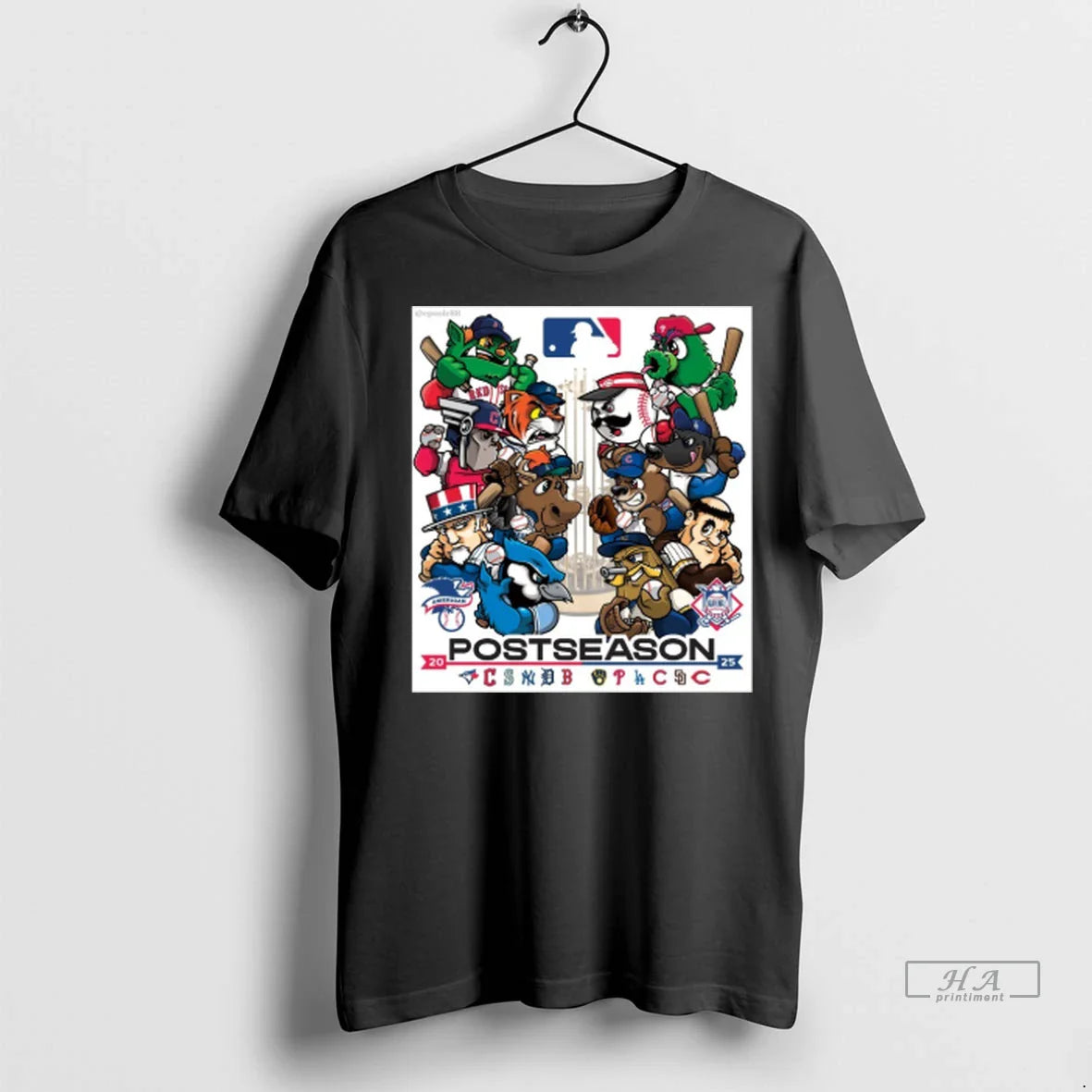 Trendy Mlb 2025 Postseason Logos Mascot Teams American League And