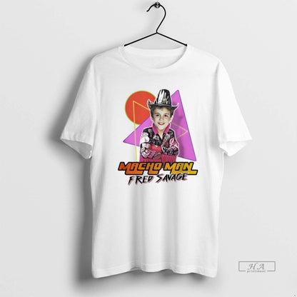 Trendy Macho Fred Savage TShirt Retro Design
