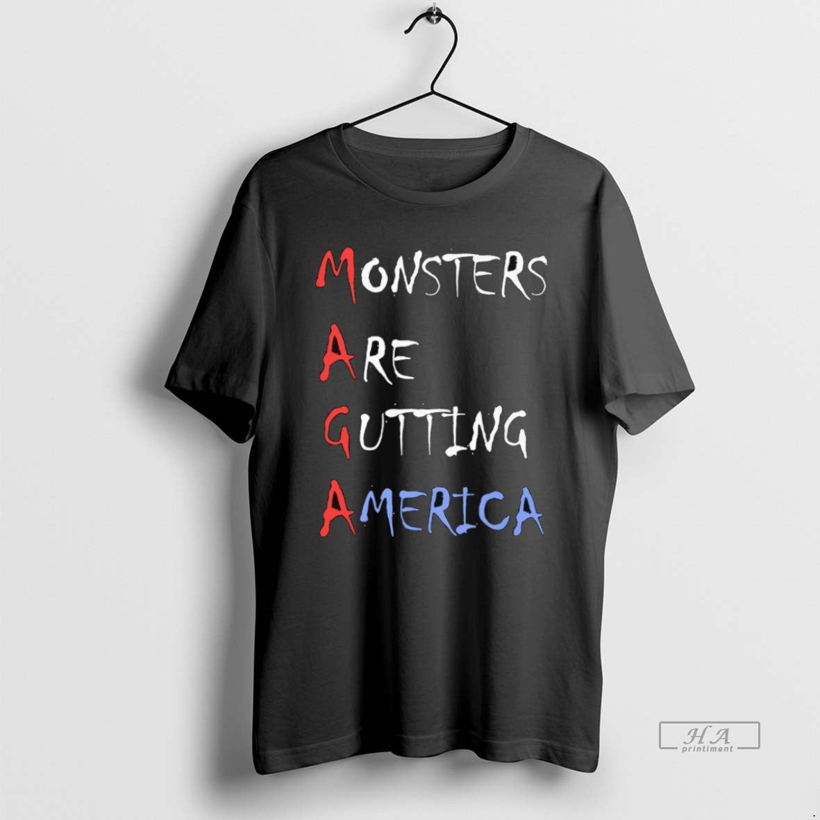 Trendy Maga Monsters Are Gutting America Tank Top Retro Style
