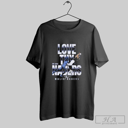 Trendy Malik Nabers New York Giants Love Thy Nabers TShirt Stylish
