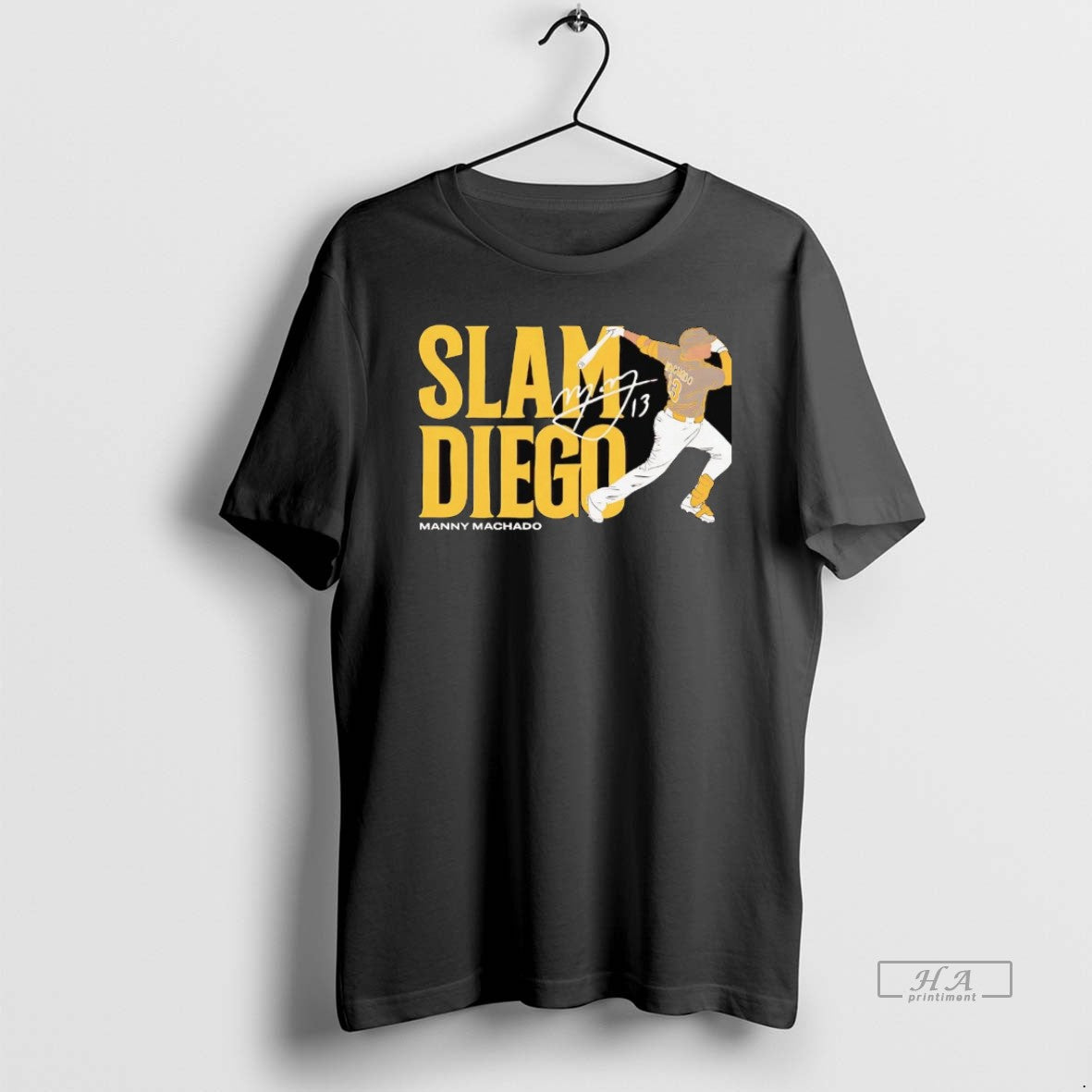 Trendy Manny Machado Slam Diego Signature TShirt Vintage Style