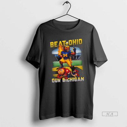 Trendy Mascot Michigan Wolverines Beat Ohio Our Bichigan Sweatshirt