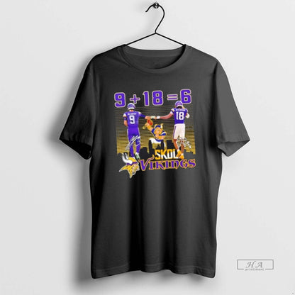 Trendy Mccarthy X Jefferson 9186 Skol Minnesota Vikings Skyline Shirt