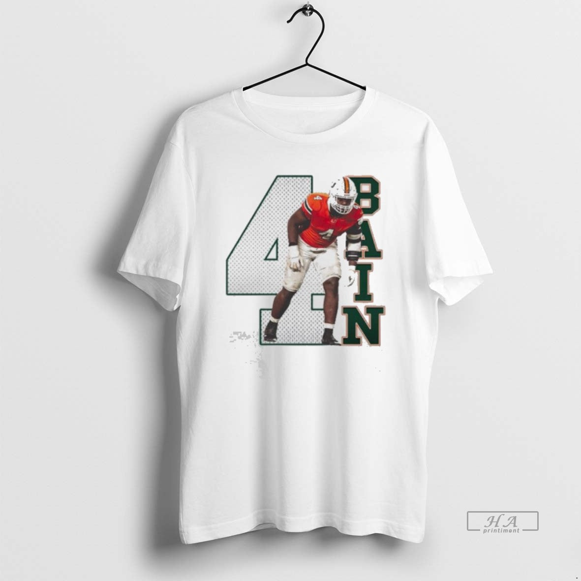 Trendy Miami Hurricanes Bain 4 TShirt Exclusive Art