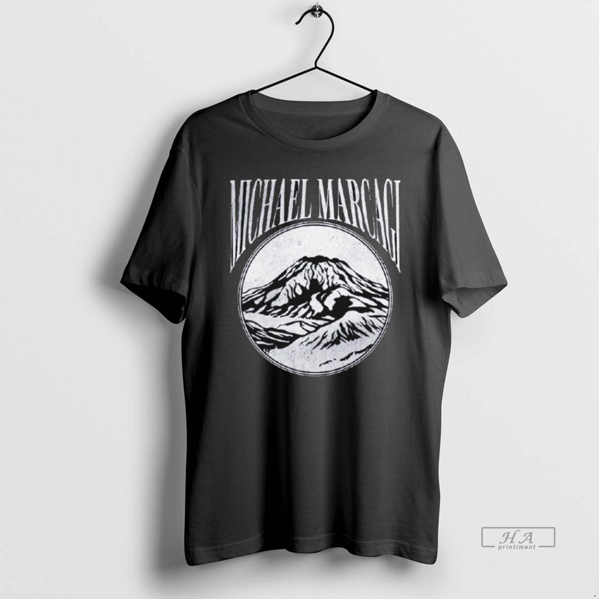 Trendy Michael Marcagi Mountain Badge Tee Modern Art