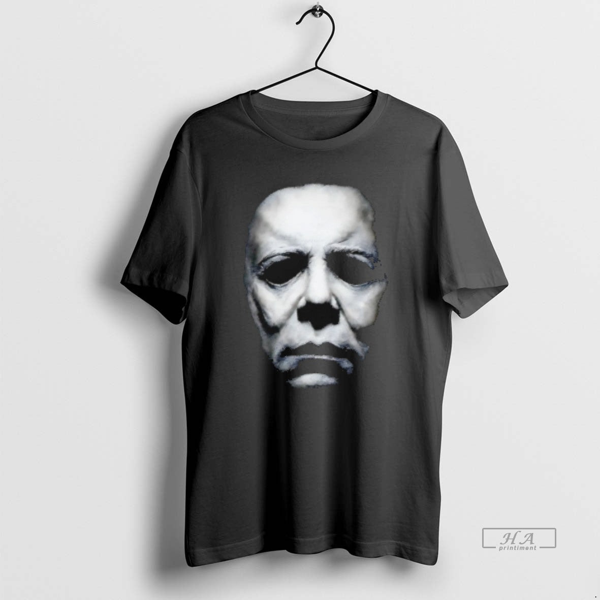 Trendy Michael Myers Horror Character Big Face Halloween Sweatshirt