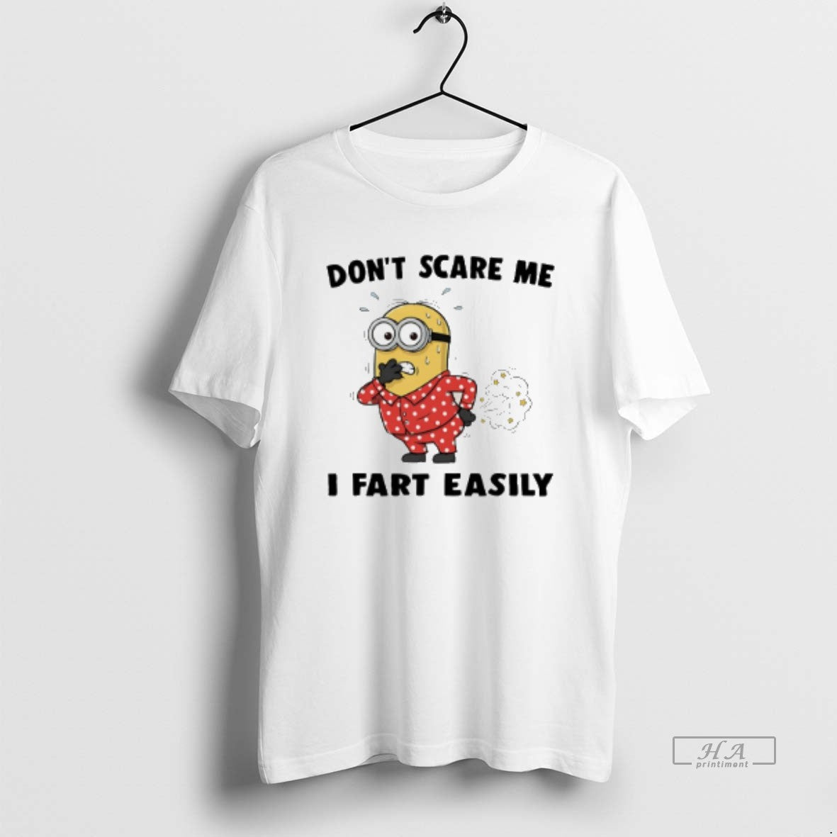 Trendy Minion Dont Scare Me I Fart Easily TShirt Classic Style