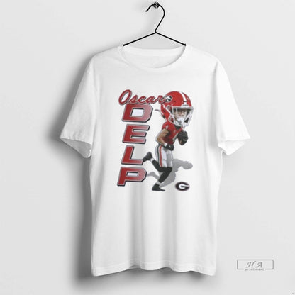 Trendy Ncaa Georgia Bulldogs Football Oscar Delp Caricature TShirt