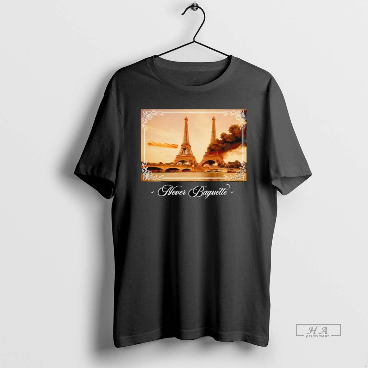 Trendy Never Baguette Tank Top Unique Design