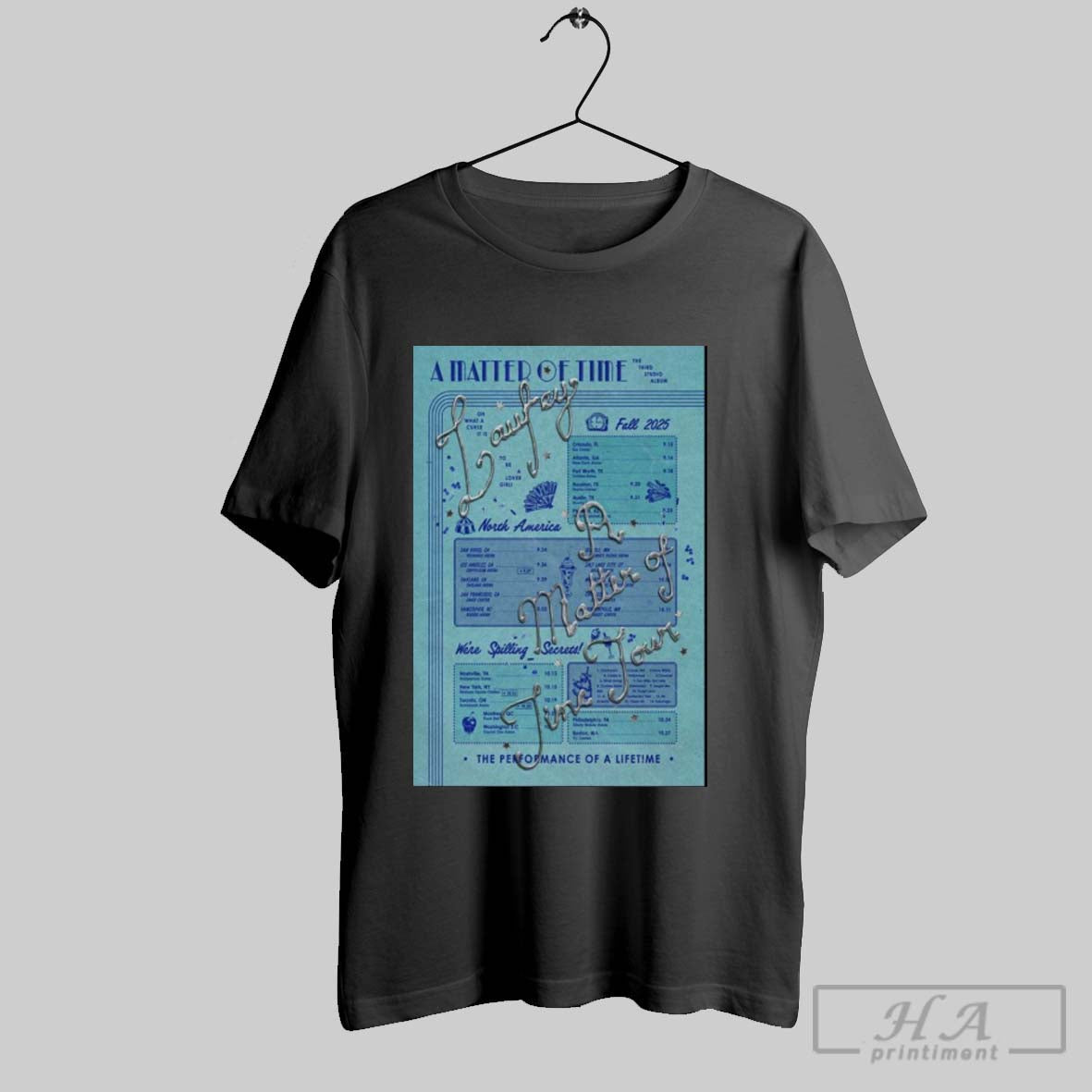 Trendy New Laufey Matter Time Fall Tour 2025 Performance Tank Top