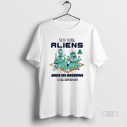 Trendy New York Aliens Area 161 Baseball Bronx Yankees TShirt Stylish