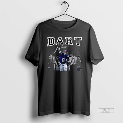 Trendy New York Giants Jaxson Dart 06 Fantastic Moment Shirt Classic