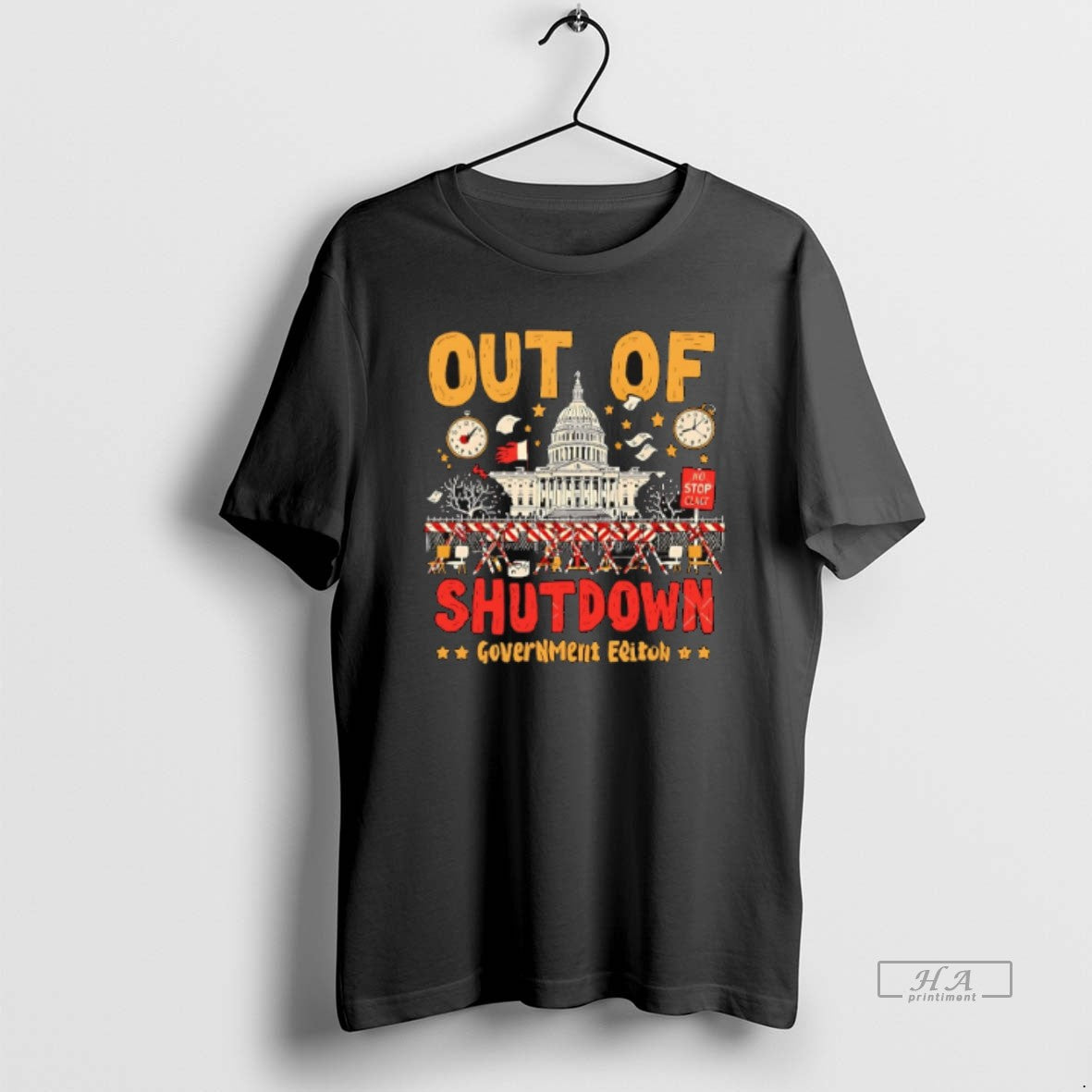Trendy Out Shutdown Government Shutdown Hoodie Stylish Design