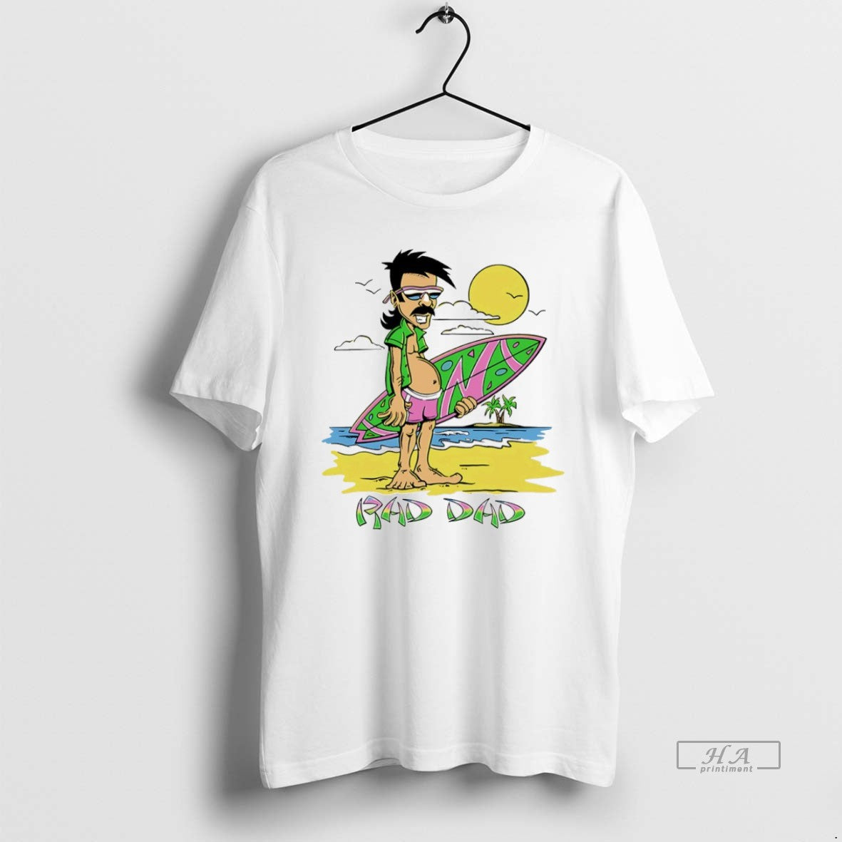 Trendy Pad Dad Art Hoodie Stylish Style