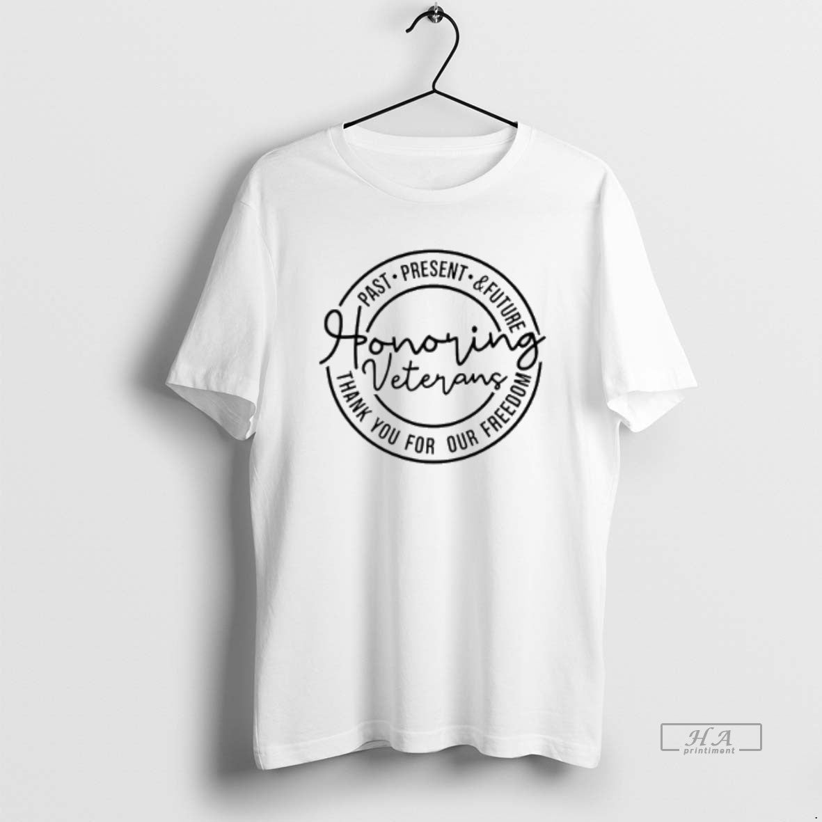 Trendy Past And Future Honoring Veterans TShirt Unique Apparel