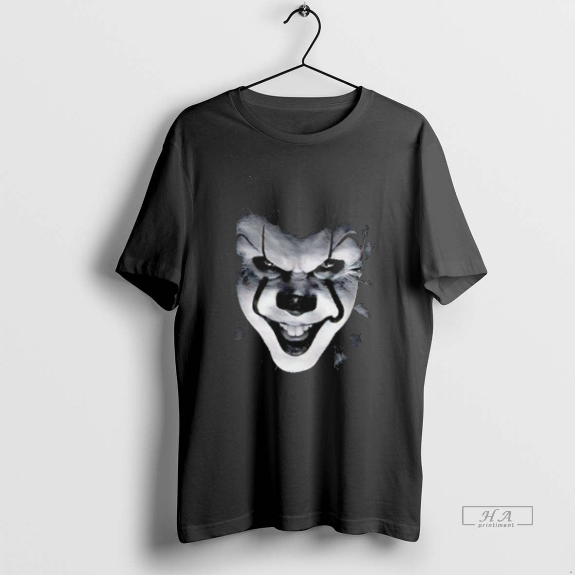 Trendy Pennywise Horror Character Big Face Halloween Long Sleeve