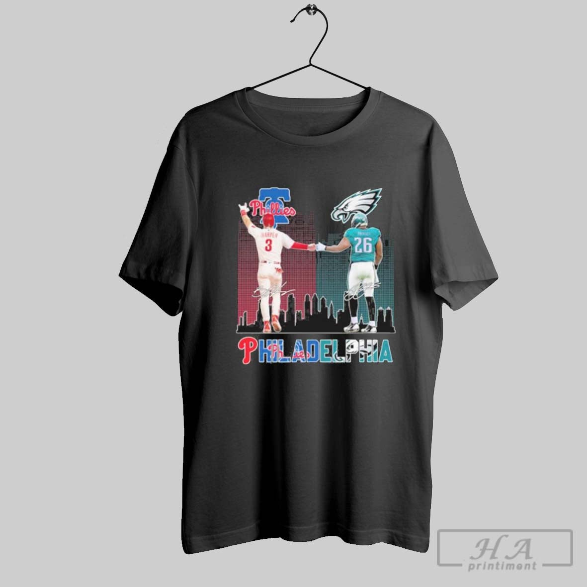 Trendy Philadelphia Bryce Harper And Saquon Barkley 2025 TShirt