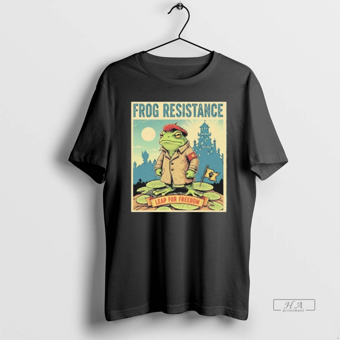 Trendy Portland Frog Resistance Leap Freedom Tank Top Exclusive Art