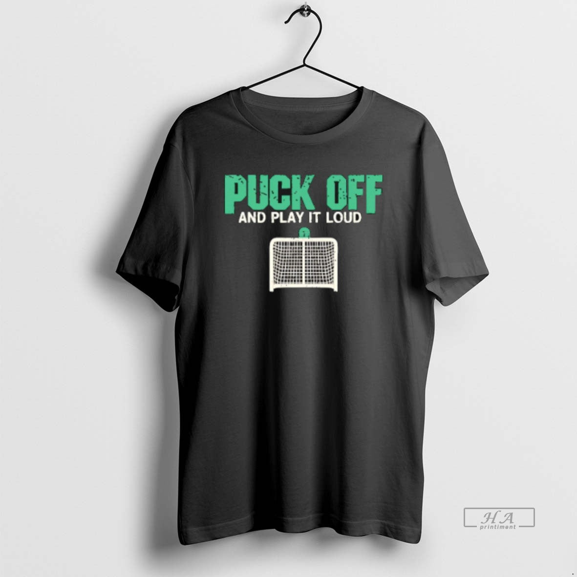Trendy Puck Off And Play It Loud Sweatshirt Classic Style