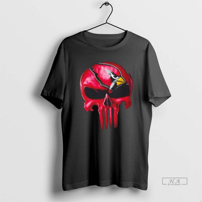 Trendy Punisher Skull X Arizona Cardinals Football Horror Halloween
