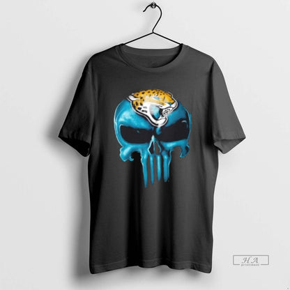 Trendy Punisher Skull X Jacksonville Jaguars Football Horror
