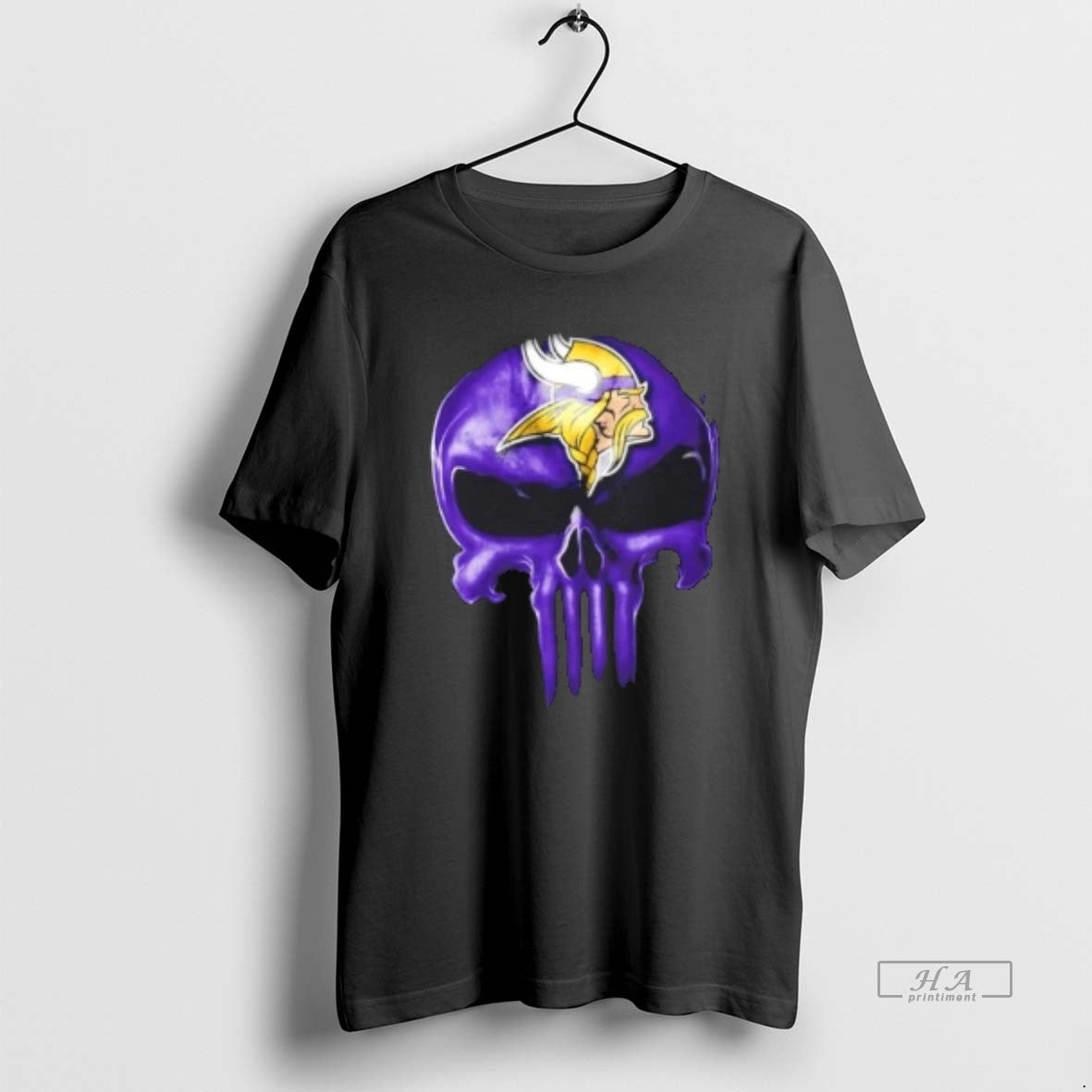 Trendy Punisher Skull X Minnesota Vikings Football Horror Halloween