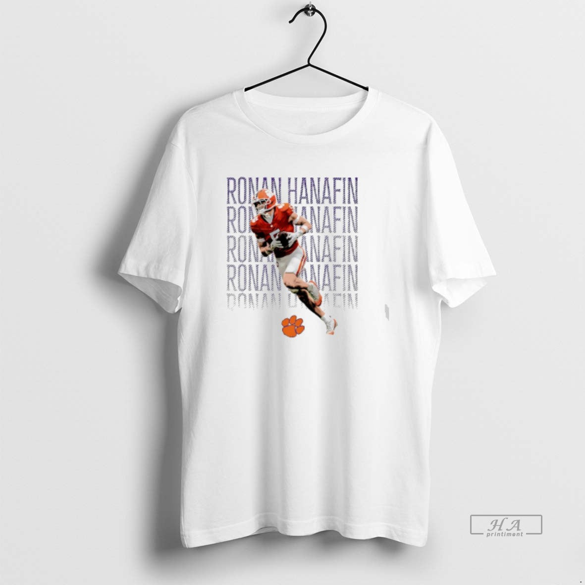 Trendy Ronan Hanafin Clemson Tigers Illustrated Shirt Trendy Merch