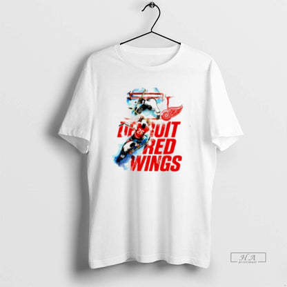 Trendy Sana X Detroit Red Wings Hockey Tee Vintage Look