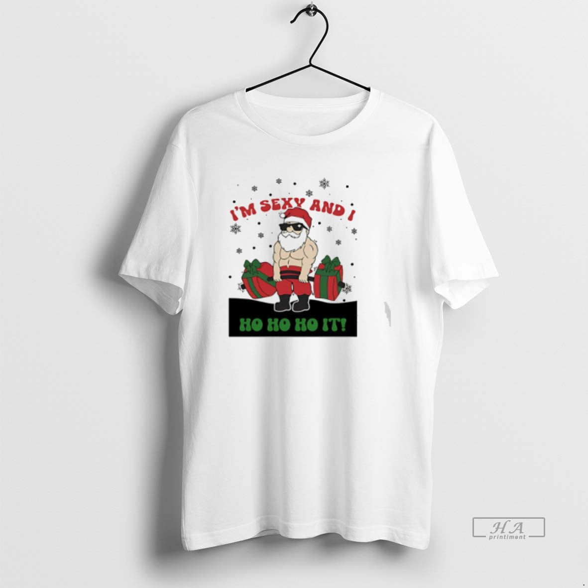 Trendy Santa Claus Im Sexy And I Ho Ho It Hoodie Premium Design