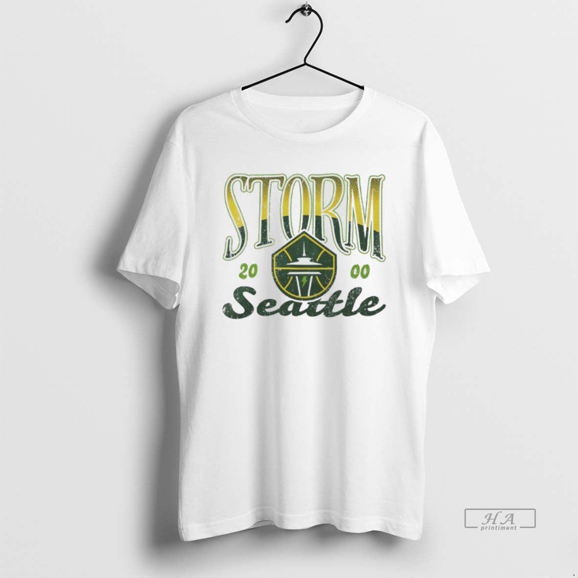 Trendy Seattle Storm Basketball Wnba 2000 Hoodie Retro Design