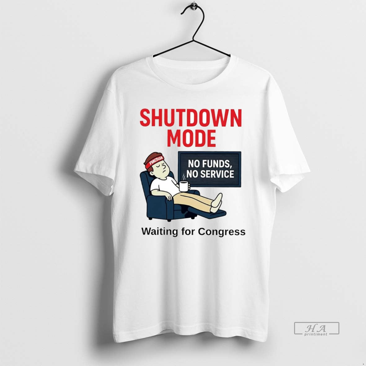 Trendy Shutdown Mode Waiting Congress Hoodie Unique Gift