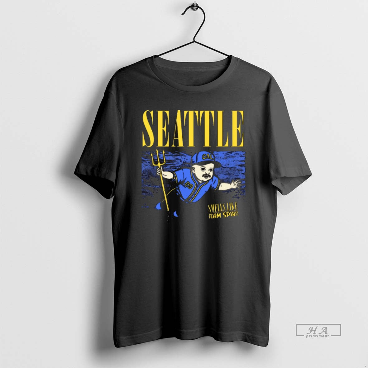 Trendy Smells Like Team Spirit Cal Raleigh Seattle Mariners Mlb Shirt