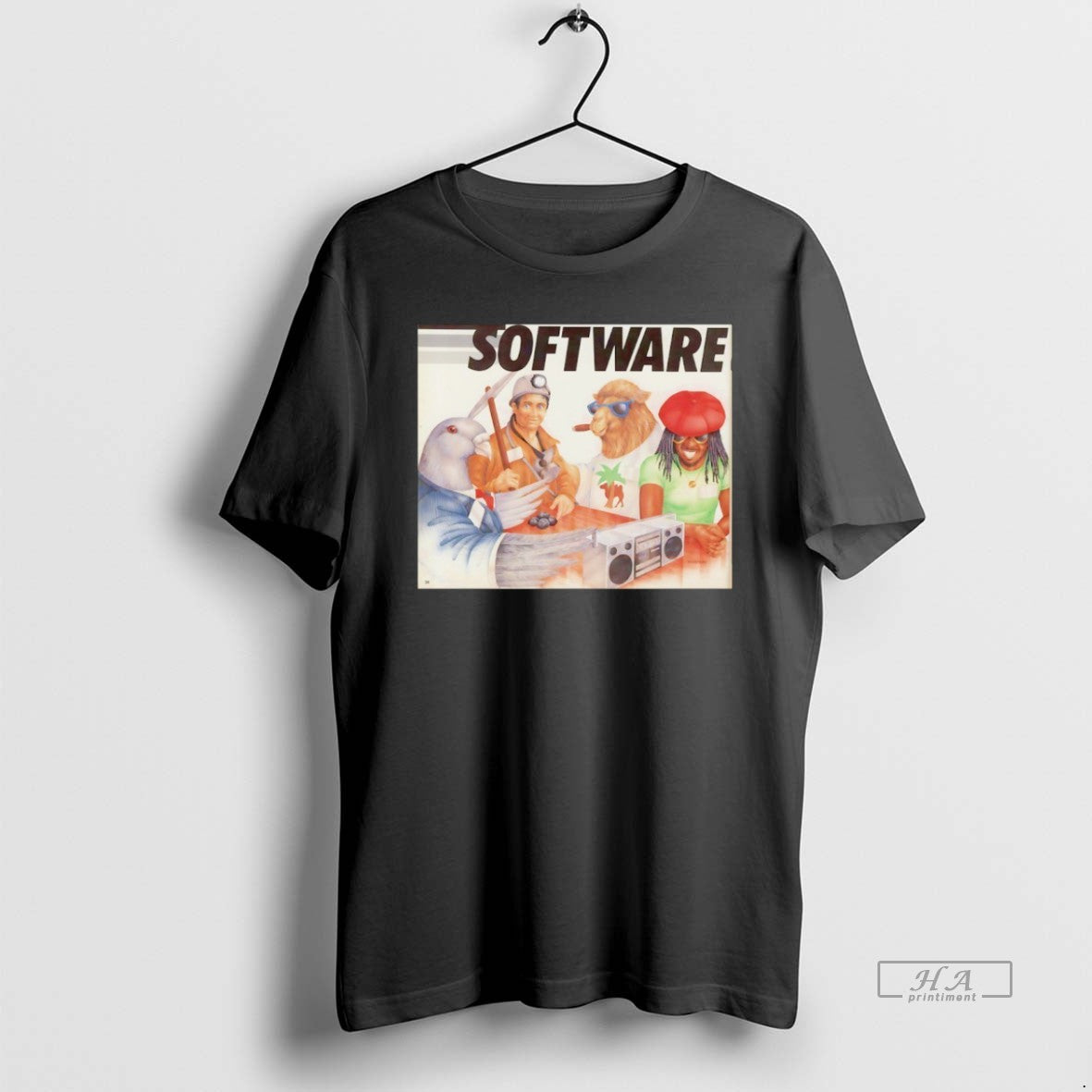 Trendy Software Art Tee Retro Fashion