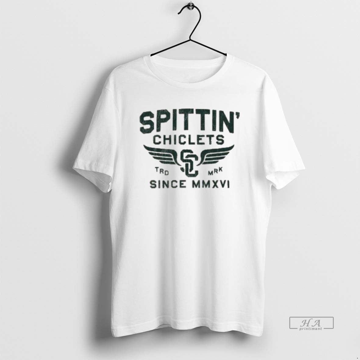 Trendy Spittin Chiclets Wings Tee Premium Apparel