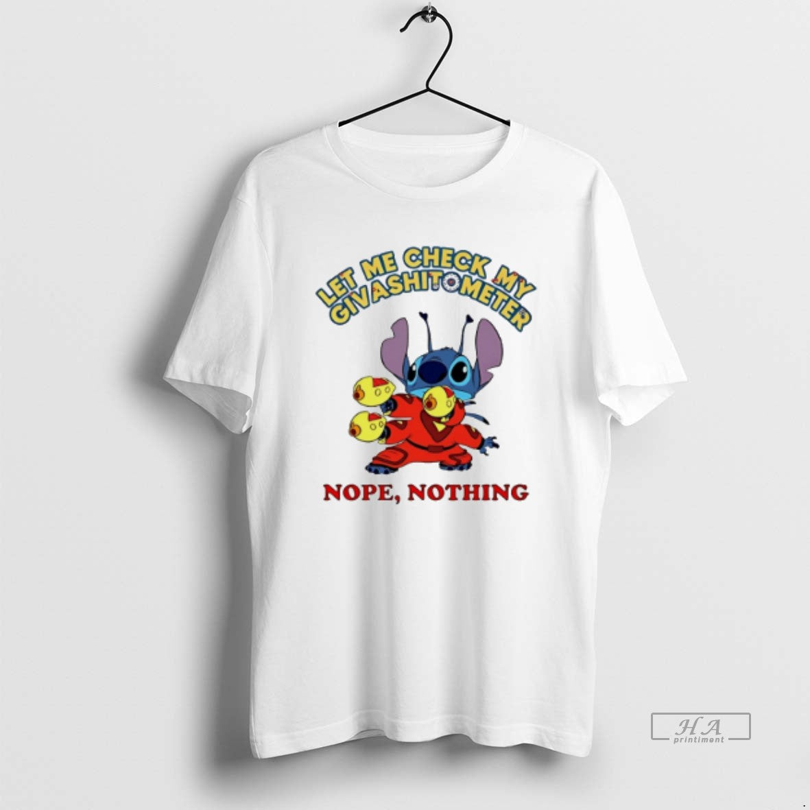 Trendy Stitch Let Me Check My Giveashitometer Nope Nothing Sweatshirt
