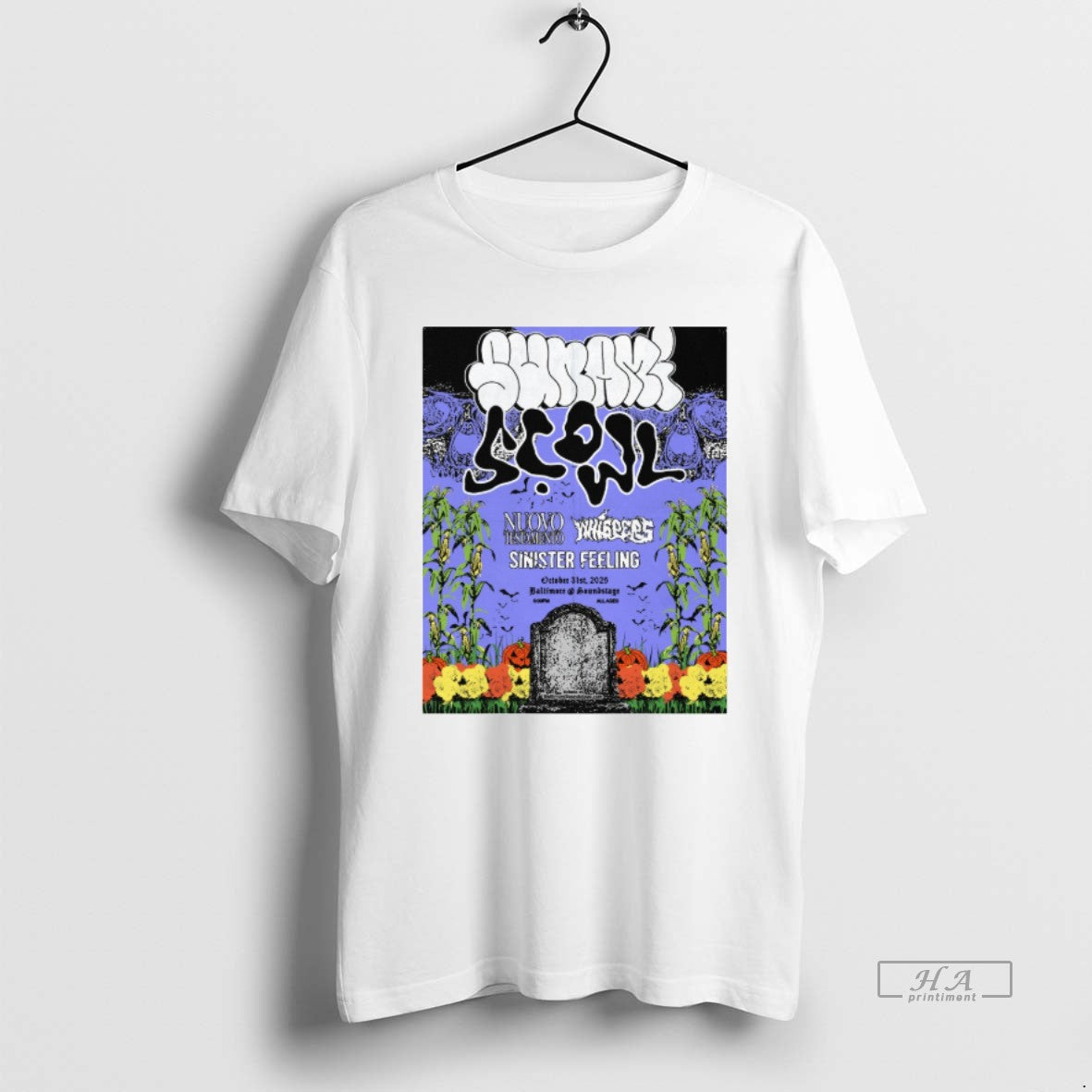 Trendy Sunami And Scowl Baltimore Md October 31 2025 Halloween TShirt