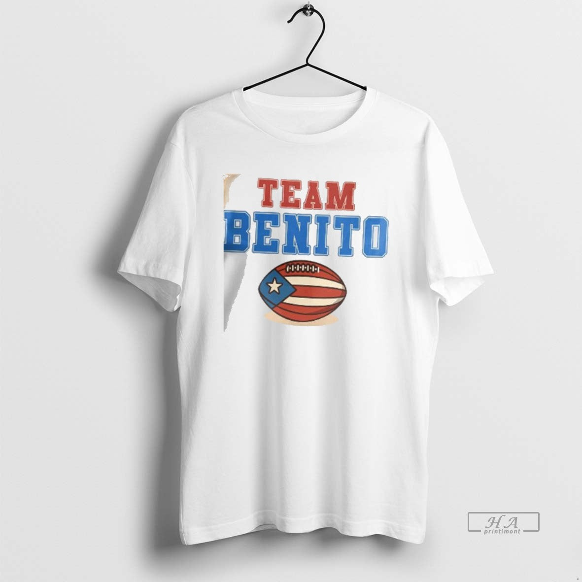 Trendy Team Benito Nuevayol Two Sided Mockup Two Side TShirt Retro