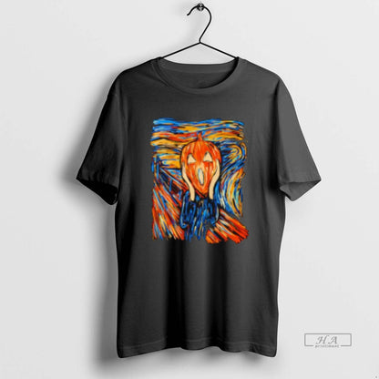 Trendy Halloscream Van Gogh Halloween Tee Premium Fashion