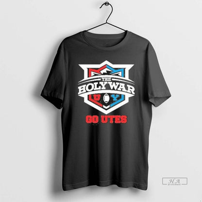 Trendy Holy War 2025 Utah Utes Vs Byu Cougars Go Utes Hoodie Trendy