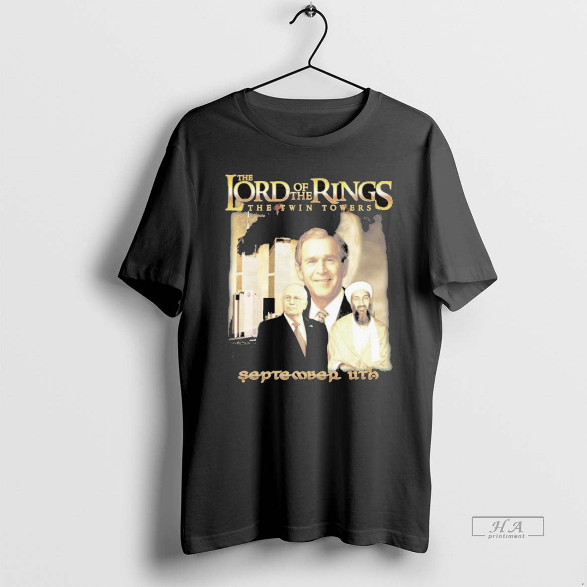 Trendy Lord Rings Twin Towers September 11Th TShirt Stylish Collection