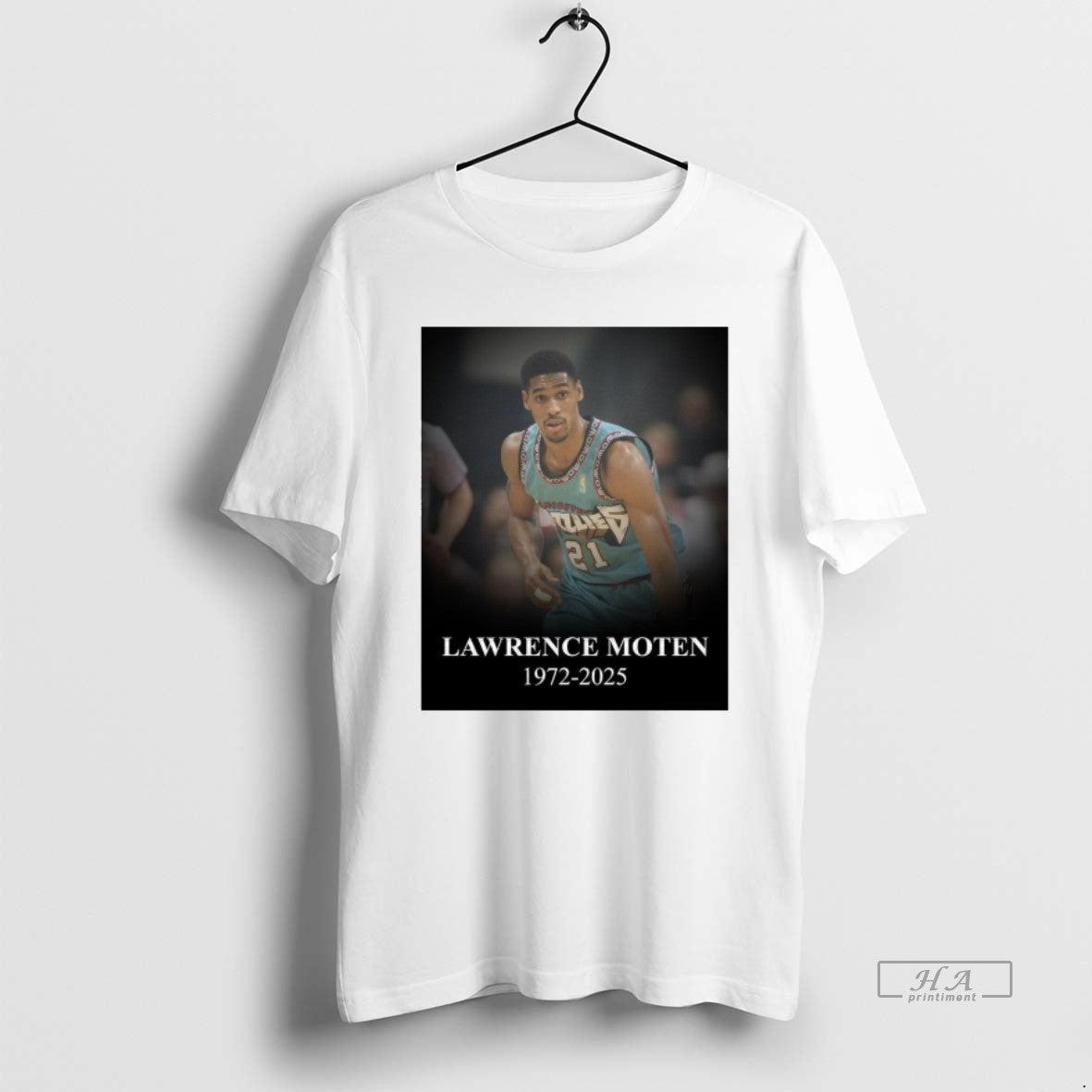 Trendy Nba Mourns Passing Lawrence Moten 1972 2025 TShirt Vintage