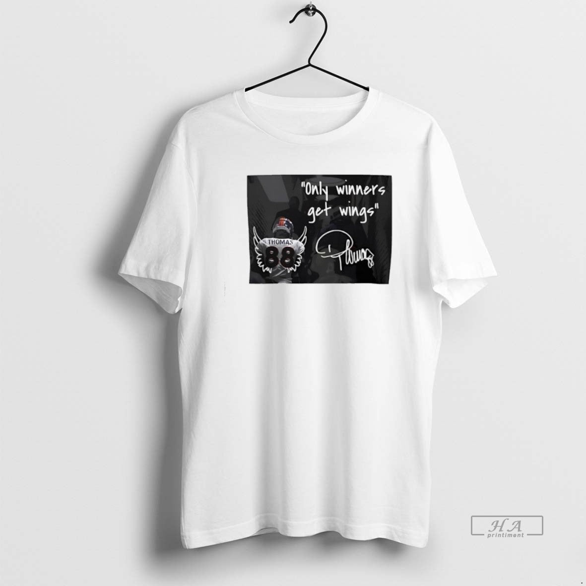 Trendy Thmas Number 88 Only Winners Get Wings Signature Shirt Retro