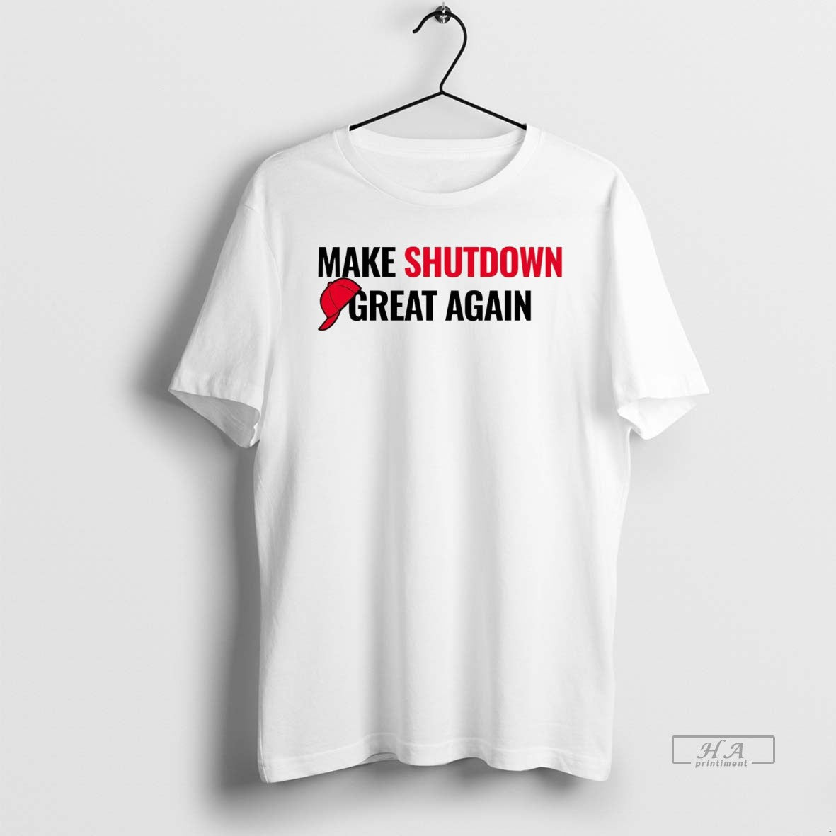 Trendy Trump Government Make Shutdown Great Again Tank Top Retro Gift