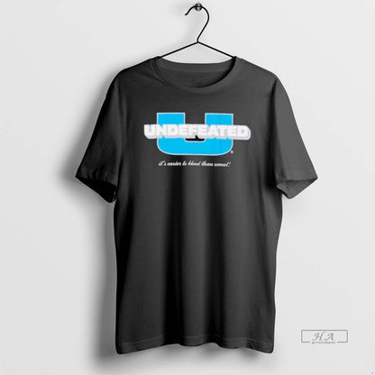 Trendy Undefeated Its Easier To Bleed Than Sweat Shirts Sweatshirt