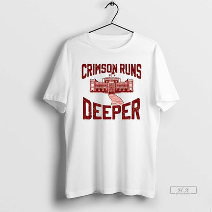 Trendy University Alabamas Crimson Tide Crimson Runs Deeper Shirt