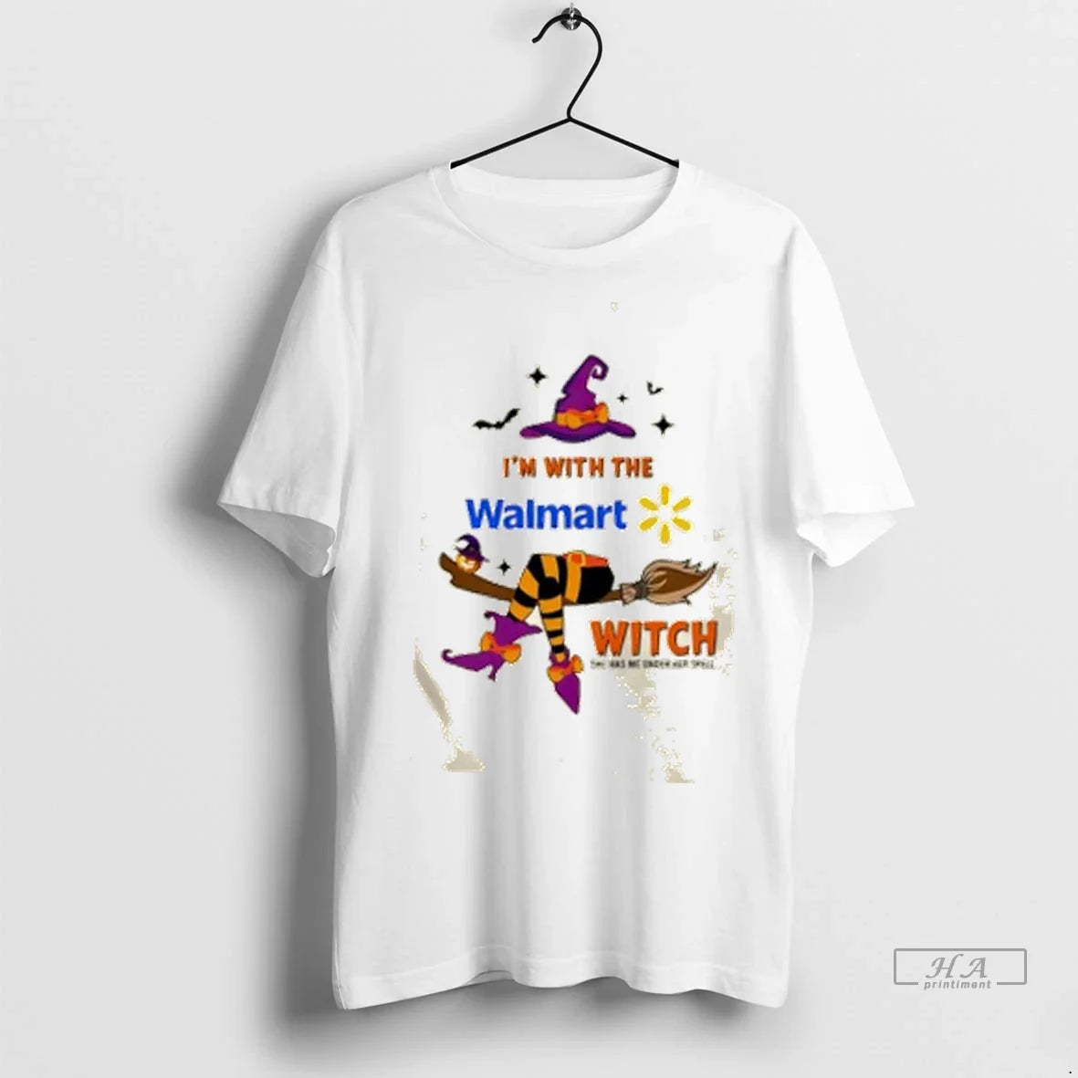 Trendy Walmart Im Witch She Has Me Under Her Spell Halloween TShirt