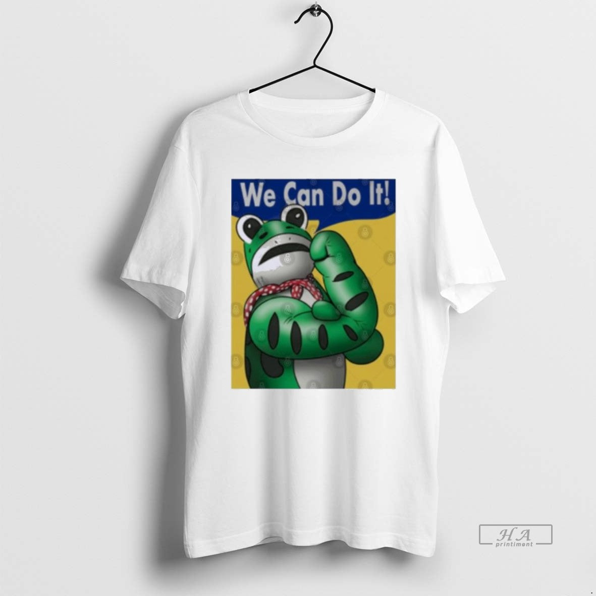 Trendy We Can Do It Portland Frog TShirt Retro Fashion