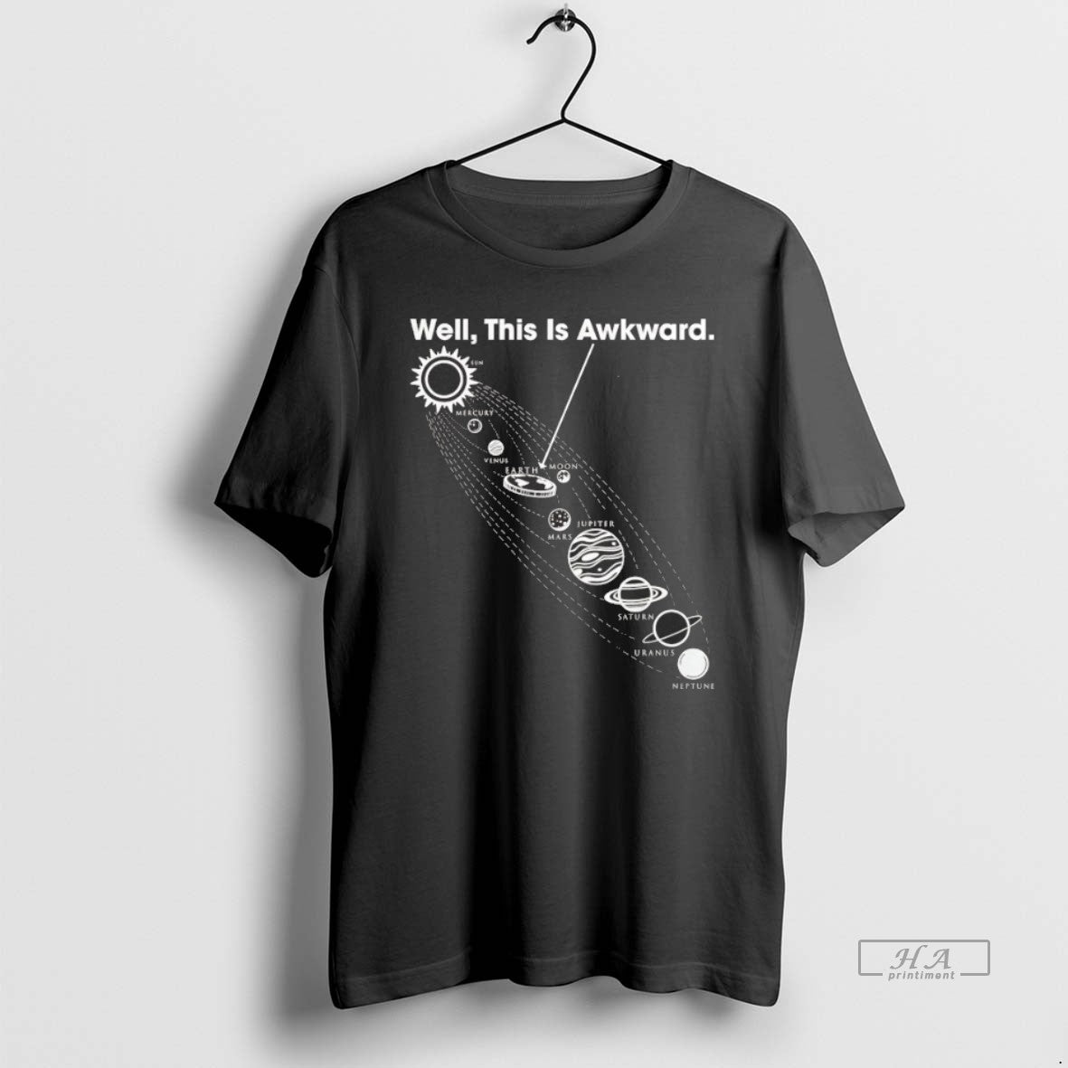 Trendy Well This Is Awkward Galaxy Long Sleeve Trendy Look